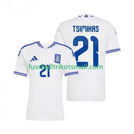 Fußballtrikots Griechenland Konstantinos Tsimikas 21 2026 Kurzarm Heimtrikotsatz kaufen